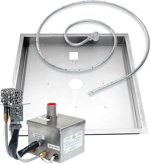 Fire by Design WR AWEIS Square Drop In Fire Pit Burner System-24