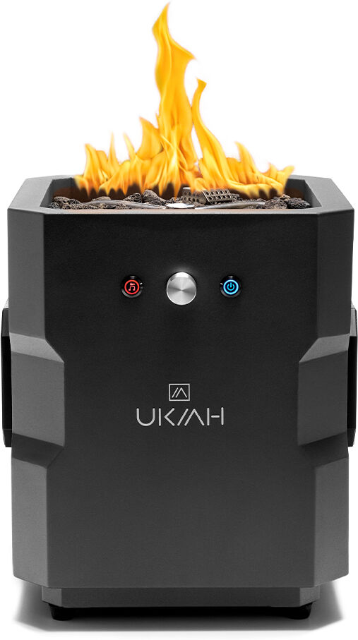 Photos - Electric Fireplace Ukiah Tailgater II Premium Portable Audio Gas Fire Pit with Beat-to-Music