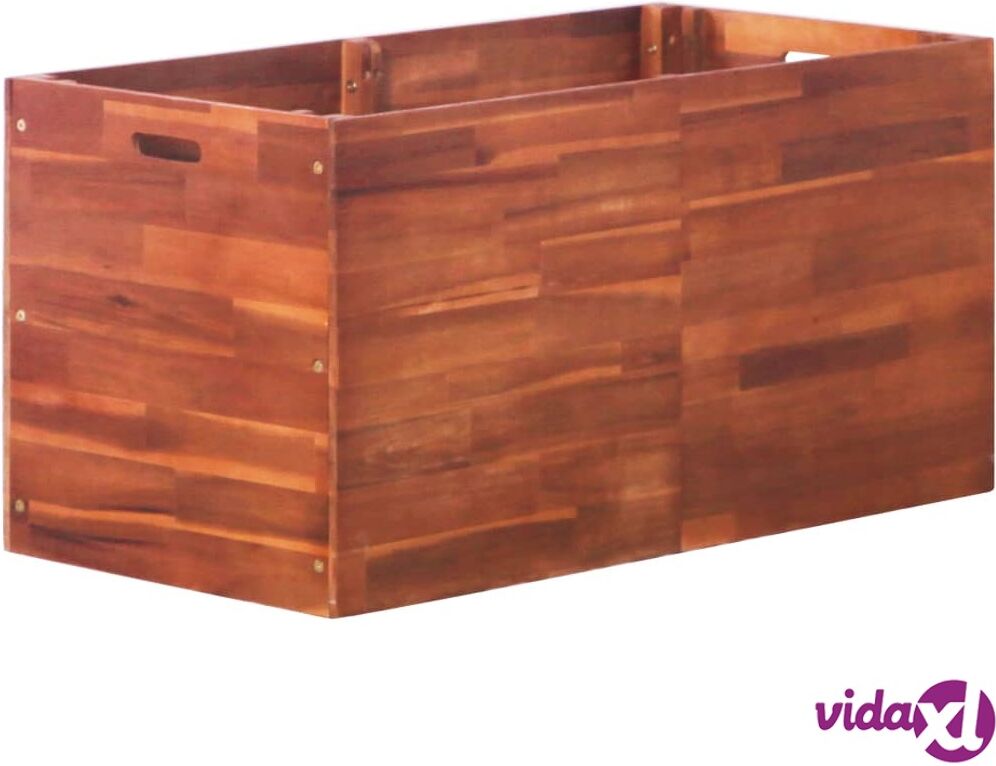 vidaXL Garden Raised Bed Acacia Wood 100x50x50 cm