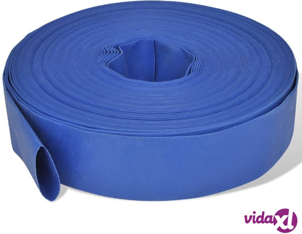 vidaXL Flat Hose 50 m 2" PVC Water Delivery