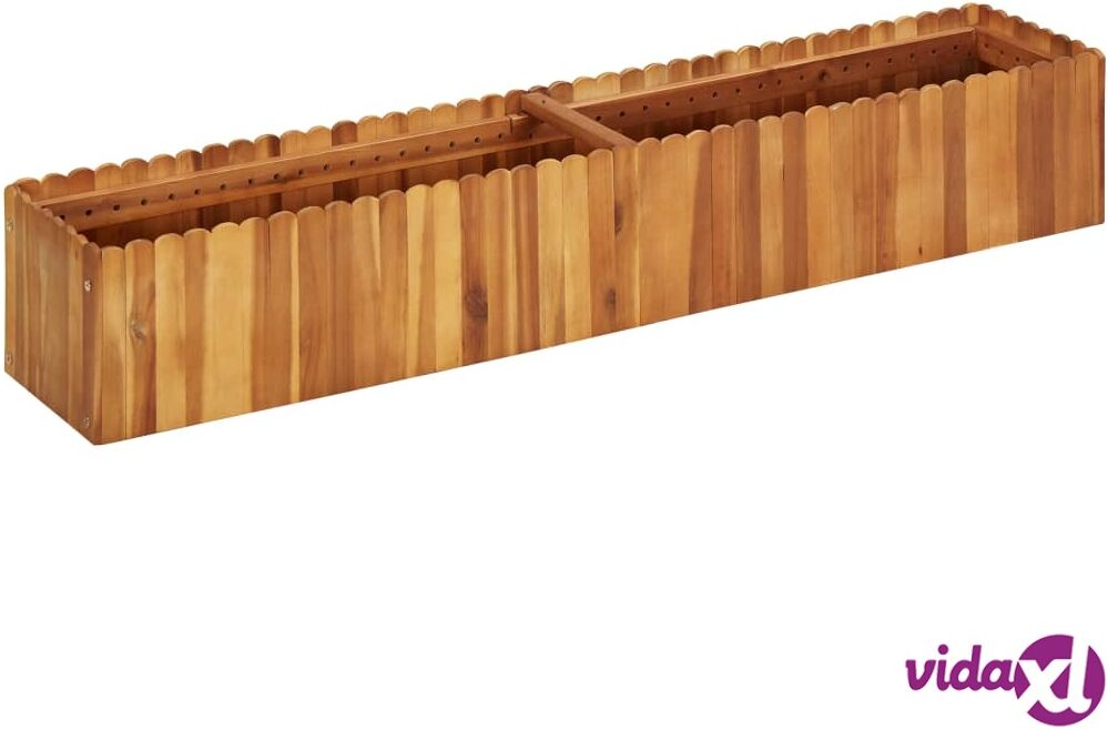 vidaXL Garden Raised Bed 150x30x25 cm Solid Acacia Wood