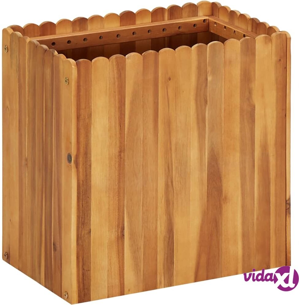 vidaXL Garden Raised Bed 50x30x50 cm Solid Acacia Wood