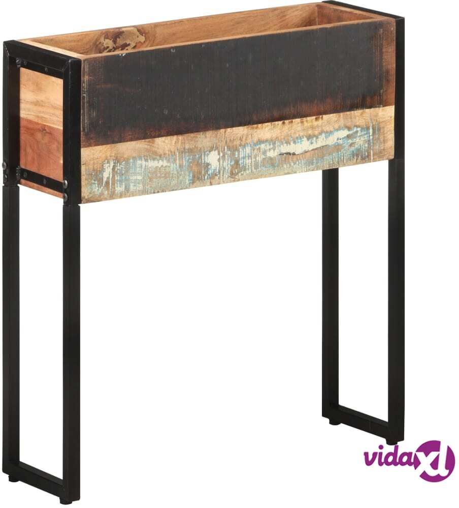 vidaXL Planter 60x20x68 cm Solid Reclaimed Wood