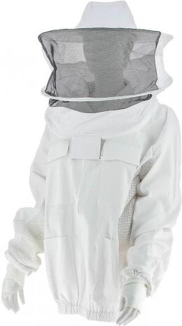 Apiculture.net - Matériel apicole français Blouson aéré avec chapeau et voile - XL