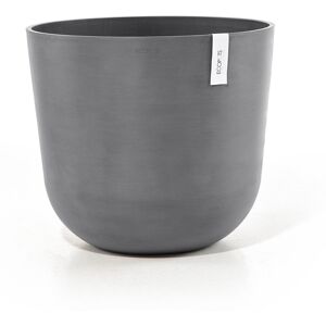 ECOPOTS Blumentopf »Oslo 55 Grau« Grau