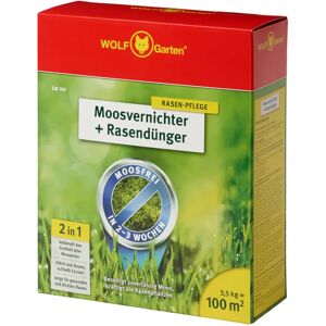 WOLF-Garten - Moosvernichter und Rasendünger - SW 100 - 3,5 kg für 100 m²