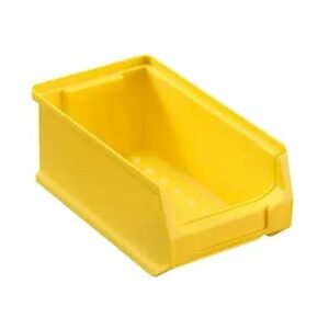 PROREGAL Gelbe Sichtlagerbox 2.0   HxBxT 7,5x10x17,5cm   0,8 Liter   Sichtlagerbehälter, Sichtlagerkasten, Sichtlagerkastensortiment, Sortierbehälter