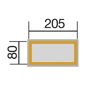 Weka Hochbeet 28 205 x 80 x 81 cm anthrazit mit Noppenbahn, Wühlmausschutz