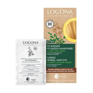 Logona Pflegende Pflanzen- Pulver Pflanzenhaarfarbe 100 g Gold