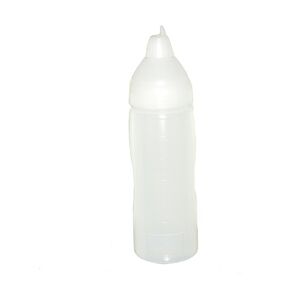 GVK ECO 12 transparente Quetschflaschen 350 ml tropffrei Ketchupflaschen Senfflasche Mayonaiseflasche