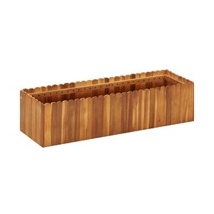 vidaXL Garten-Hochbeet 100 x 30 x 25 cm Massivholz Akazie