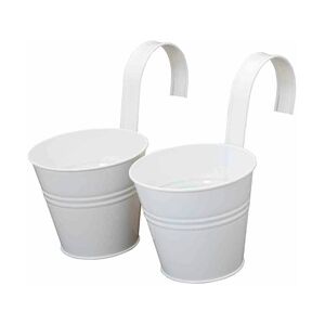 SIENA GARDEN   Blumentopf 2er Set, weiß, Ø16x14,5 cm