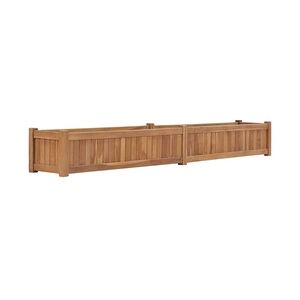 vidaXL Hochbeet 200×30×25 cm Massivholz Teak