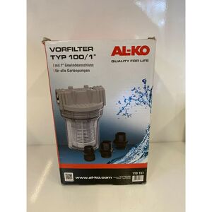 Vorfilter 100/1 Zoll für Gartenpumpen (110157) - Al-ko