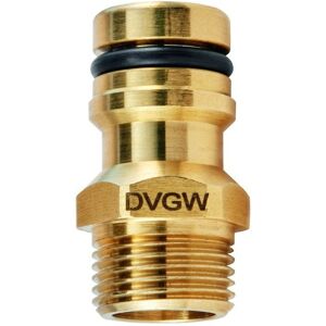 Plus Trinkwasser Gerätestecker Außengewinde 3/4 Zoll - 19 mm dvgw VP550 - Geka