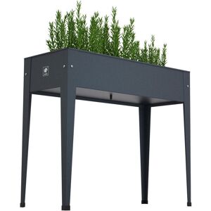 Herstera Garden Hochbeet Urban anthrazit Metall B/H/L: ca. 40x84x100 cm