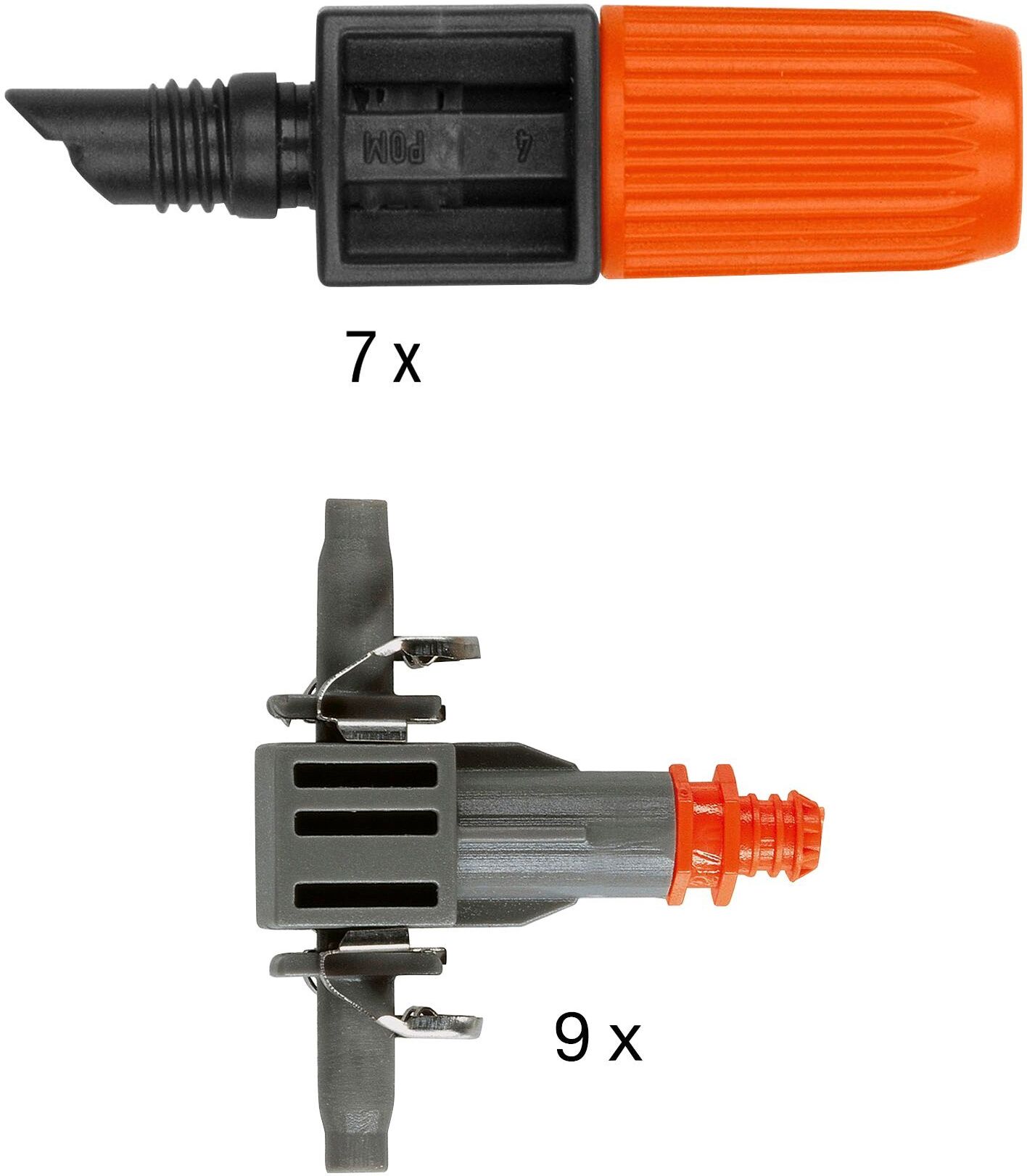 GARDENA Bewässerungssystem »Micro-Drip-System, 13001-20«, (Set, 61-tlg), Start-Set Pflanztöpfe M