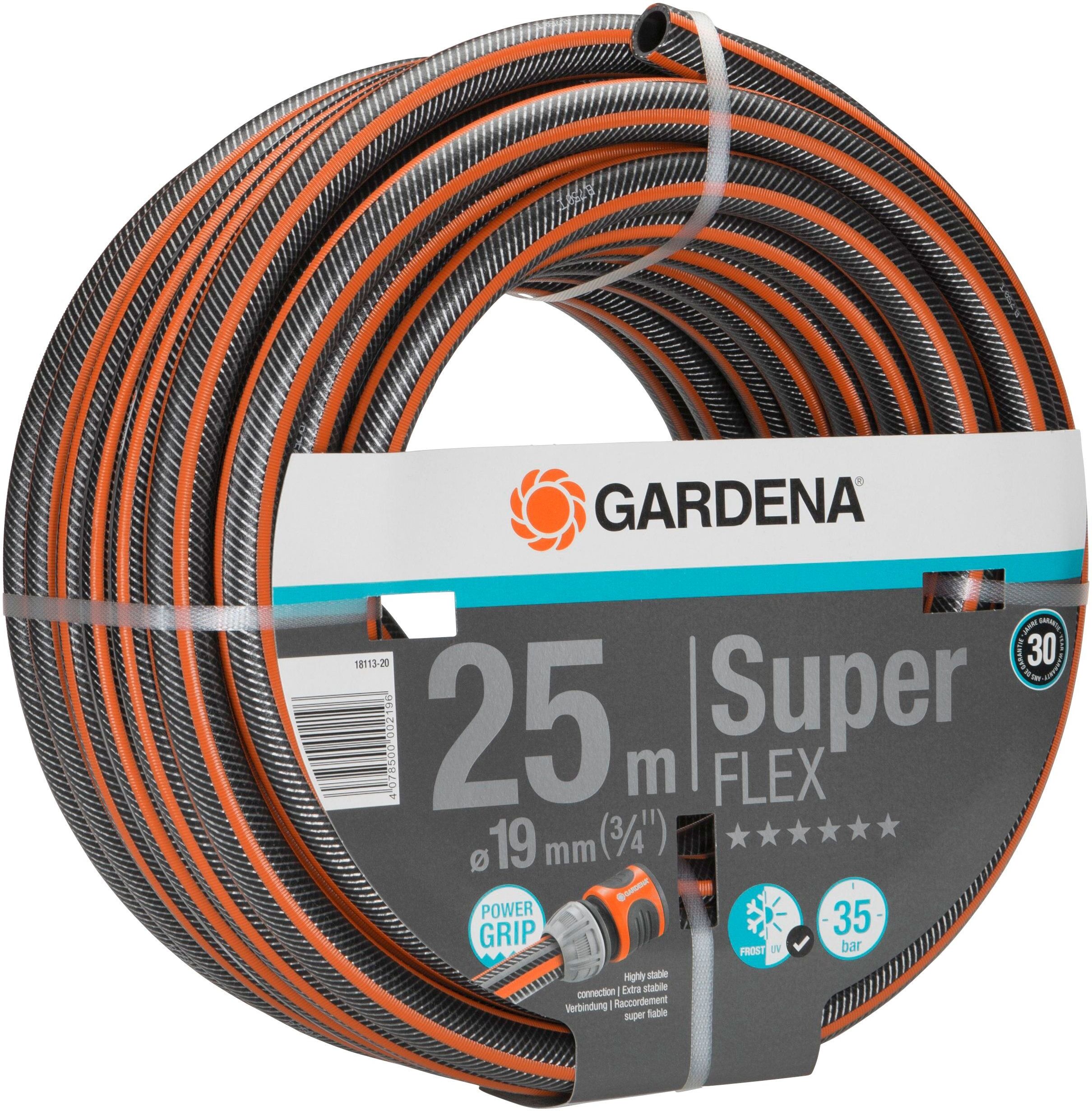 GARDENA Gartenschlauch »Premium SuperFLEX, 18113-20«, L: 25 m, 19 mm (3/4)