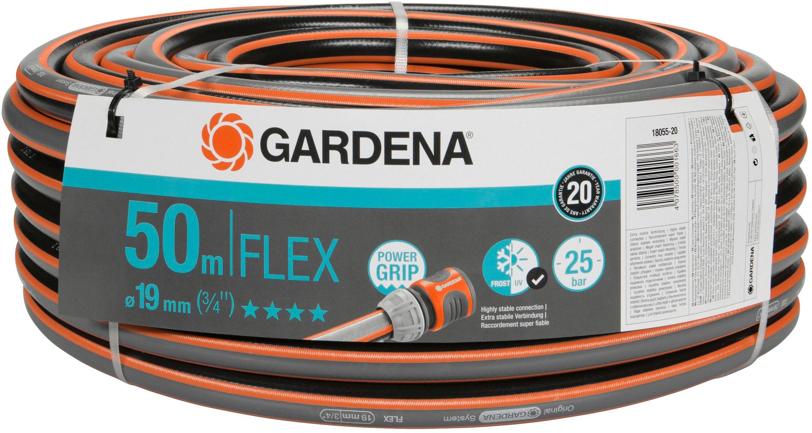 GARDENA Gartenschlauch »Comfort FLEX, 18055-20«, L: 50 m, 19 mm (3/4)