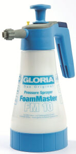 Gloria Haus- und Gartengeräte GmbH GLORIA FoamMaster FM 10 Drucksprühgerät, Drucksprüher für Reinigungsschaum, ölfest, Füllinhalt: 1 Liter