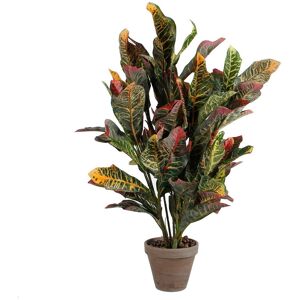 Mica Decorations Croton Plante Artificial Grøn