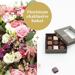 Interflora Floristens eksklusive buket med CHO CHO 9 stk.