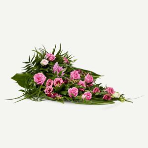 Interflora Bårebuket i klassisk stil - pink