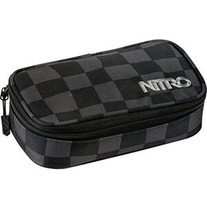 Nitro XL Pencil Case Includes Geo Trieick and Timetable  Pencil Case Xl, Black Checker