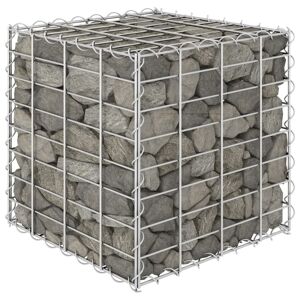 vidaXL gabion-plantekasse 40x40x40 cm kubeformet stål