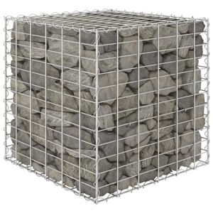 vidaXL gabion-højbed 60x60x60 cm kubeformet stål