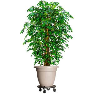 vidaXL plantevogn med hjul 40 cm i diameter 275 kg sort