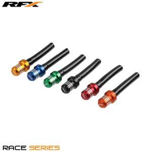 RFX Race ventilationsrør - kort slange med 1-vejs hætte (sort)