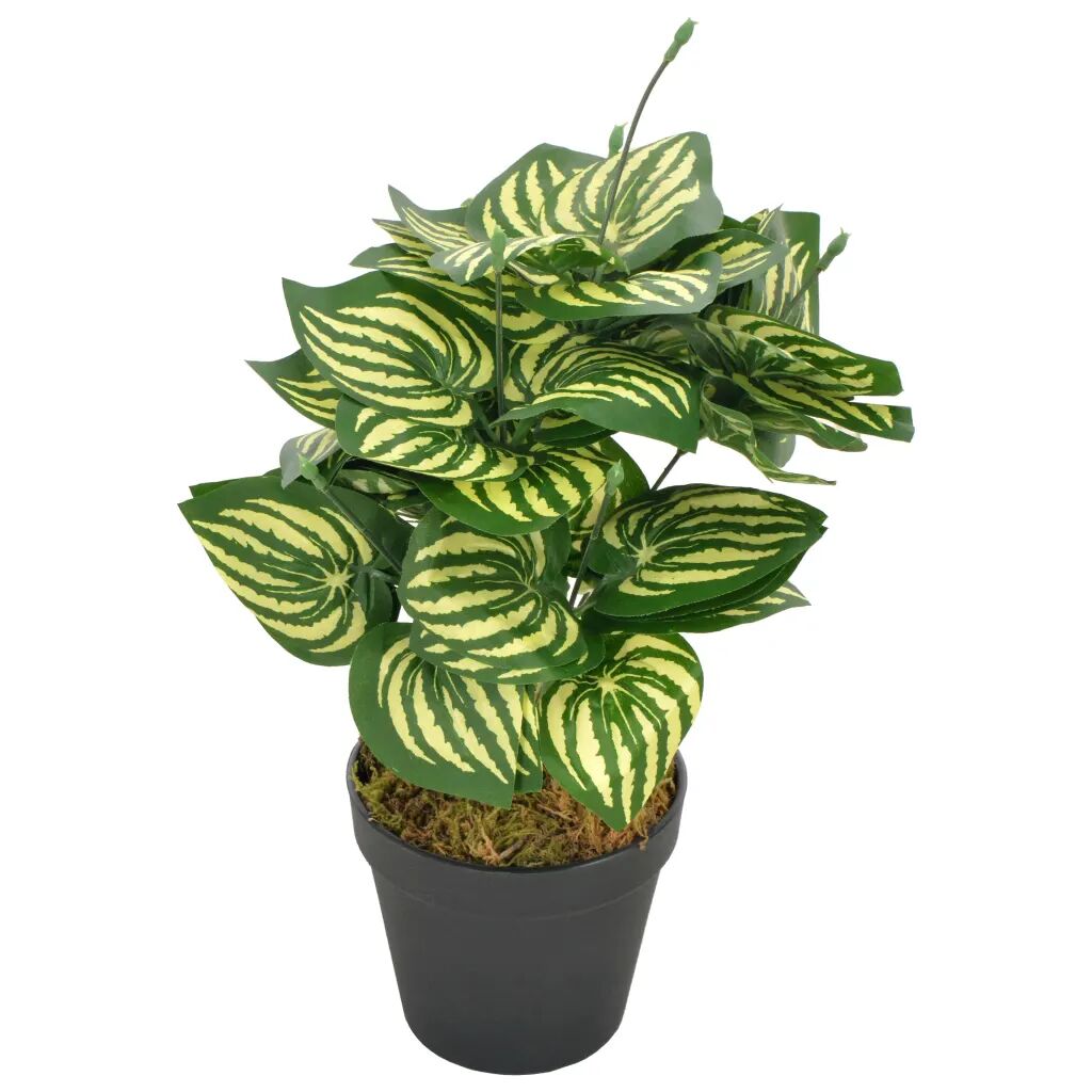 vidaXL kunstig plante peperomia med potte 45 cm grøn