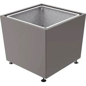 PROCITY Jardinera OLBIA, H x A x P 870 x 995 x 995 mm, gris