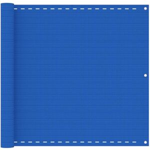 vidaXL Toldo para balcón HDPE azul 90x600 cm