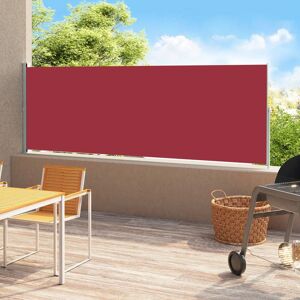 vidaXL Toldo lateral retráctil de jardín rojo 180x500 cm