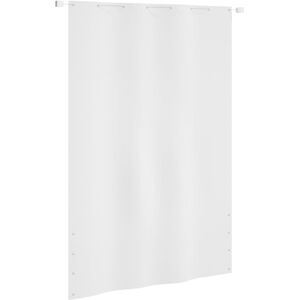 vidaXL Toldo pantalla para balcón tela oxford blanco 160x240 cm