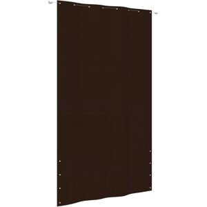 vidaXL Toldo pantalla para balcón tela oxford marrón 160x240 cm