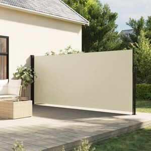 vidaXL Toldo lateral retráctil crema 160x300 cm