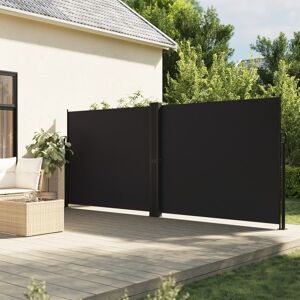 vidaXL Toldo lateral retráctil negro 160x1200 cm