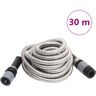 vidaXL Manguera jardín y pulverizador acero inoxidable plata 14mm 30 m