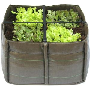 BACSAC - Bacsquare sachet de plantes 4 géotextile 140 l, brun