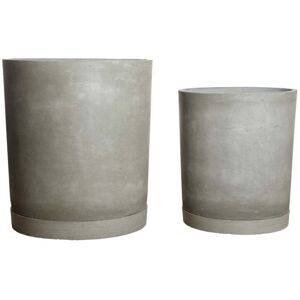 House Doctor - Hook Pot a plantes, gris clair (set de 2)