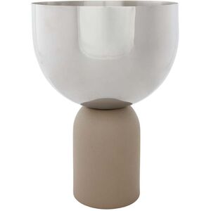 AYTM - Torus Pot de fleurs, Ø 22 cm, taupe / argent