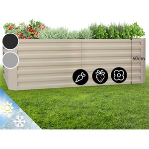 - feldt Jardinieres Exterieur Surélevées, Pot de Fleur Exterieur pour les Fleurs, Herbes, Fruits, Légumes, Bac Jardiniere Balcon, Potager sur