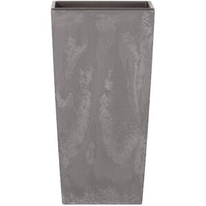 Prosperplast - 91,5 l Urbi Square Effect grand pot en plastique 91,5 l avec réservoir en gris clair, 75 (h) x 40 (l) x 40 (p) cms - Gris clair - Publicité