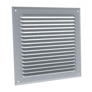 Grille de ventilation naturelle - avec grillage anti-moustiques aluminium anodisé - ANJOS : 6654