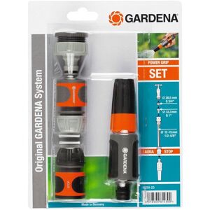 Gardena Nécessaire de base 15 mm pour robinet 20/27 et 26/34 et tuyau Ø 13 - 15 mm - Publicité