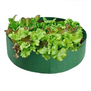 Sacs de culture de plantes, pots de plantation de jardin surélevés ronds, récipient de plantation en tissu respirant durable pour pommes de terre, légumes et fruits, jardinage et extérieur-vert 50 gallons - Publicité