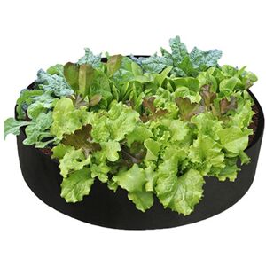 Sacs de culture de plantes, pots de plantation de jardin surélevés ronds, récipient de plantation en tissu respirant durable pour pommes de terre, légumes et fruits, jardinage et extérieur-noir 15 gallons - Publicité